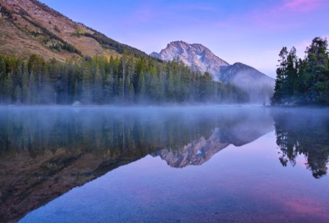 Mount Moran at sunrise, Grand Teton National Park