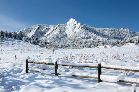 Winter in Boulder, CO 